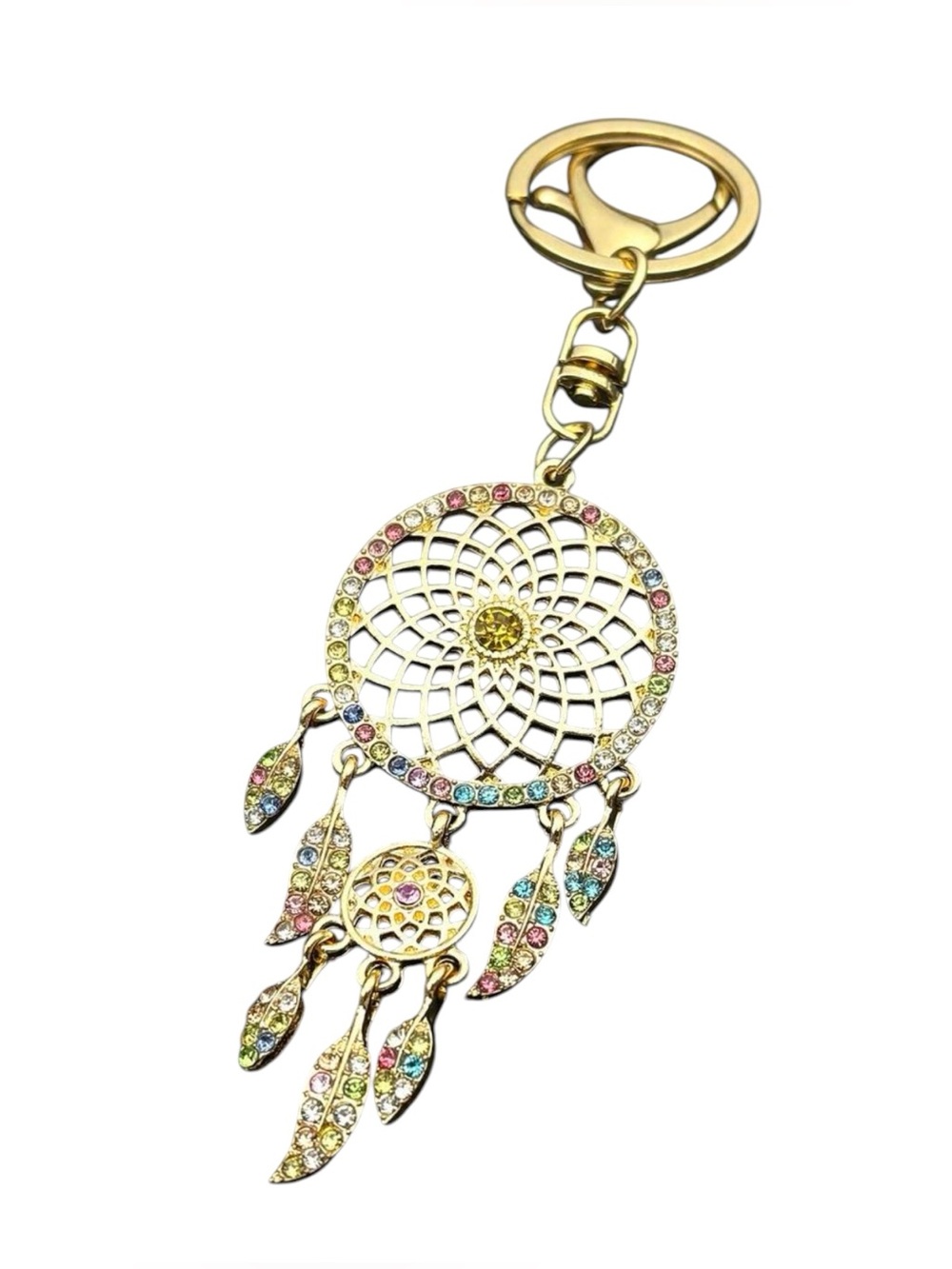 NWOT Dream Catcher Rhinestone Bag Charm/Key Chain - Picture 4 of 4